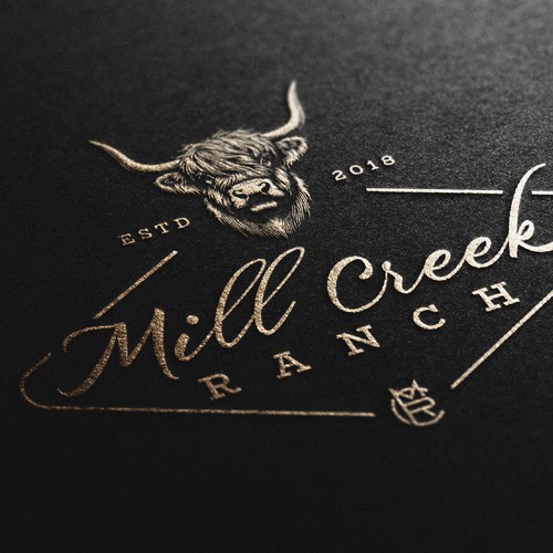 New Ranch Logo Design by DX Raven Design