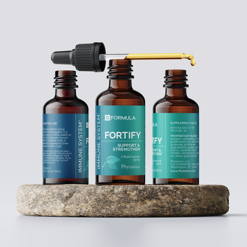 Herbal Tincture Label that Stands OUT! Design by Kat.Fil