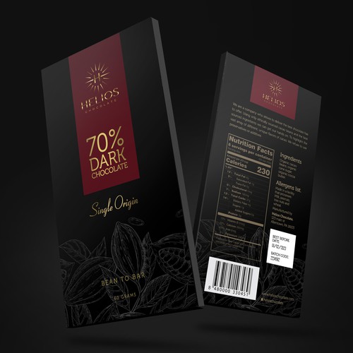 Design di Design chocolate bar packaging for a Premium bean to bar Chocolate business di sougatacreative