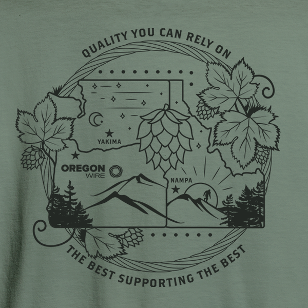 Oregon Wire T-shirt design