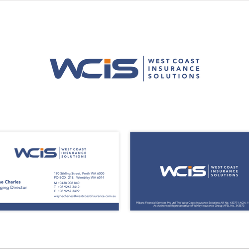 Logo And Business Card For West Coast Insurance Solutions Or Wcis Logo Business Card Contest 99designs