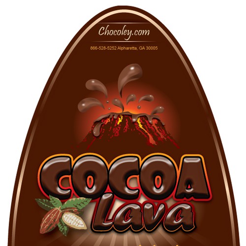 Design by zoxigen titled "Amazing Chocolate Label Needed"