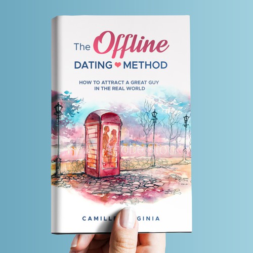Design di Book Cover for The Offline Dating Method Needed di Nadun Prabodana