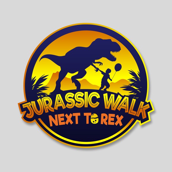 Design by NickNitro titled "Jurassic Walk logo"