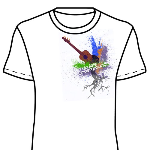 T-Shirt Design for the New Generation of Ukulele Players Design por SimonSays1313