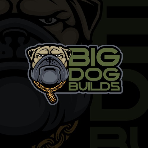 Big Dog Builds Logo Design by marcuz030