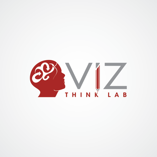 A logo on how Viz Think Lab uses visual thinking drawing skills to promote business creativity Design by Astrix.astrix09