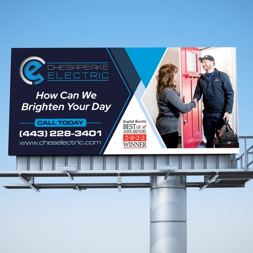 Chesapeake Electric Billboard Design by Dzhafir