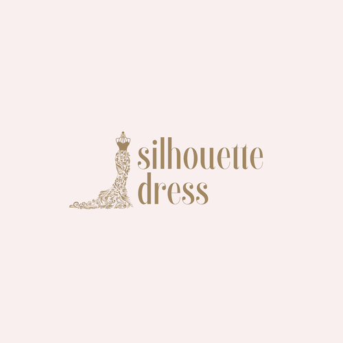 Logo design for bridal and dress boutique Design by AnaGocheva