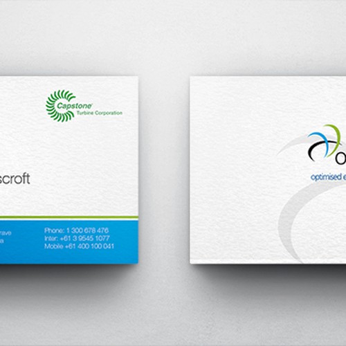 Create new business cards for Optimal Group Design by Infinite Design00