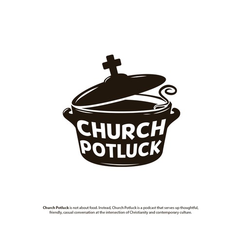 Sleek logo for a thoughtful podcast on Christianity and culture Design by Cecilia0409