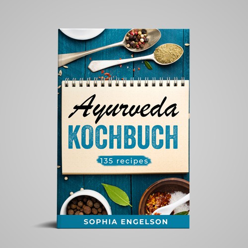 Book-Cover for Ayurveda Cookbook - Cover für Ayurveda Kochbuch Design by Yna