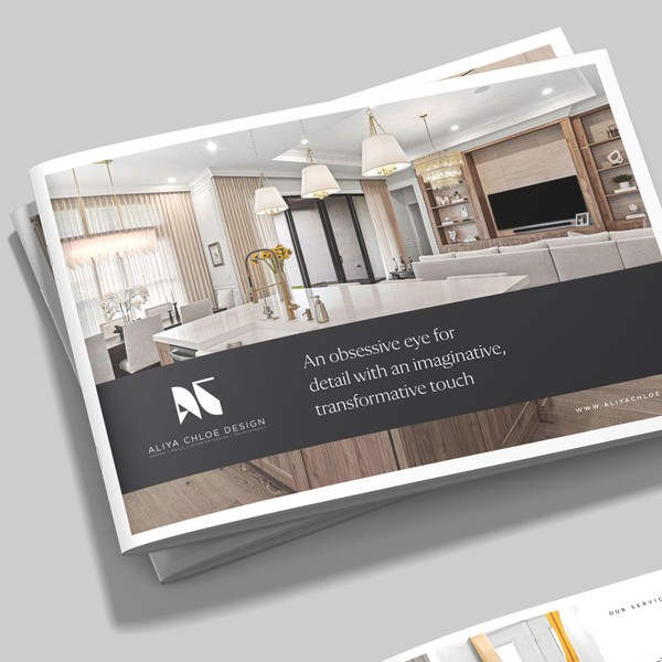 Design a Minimal Luxury Brand Booklet for a Design + Build Company