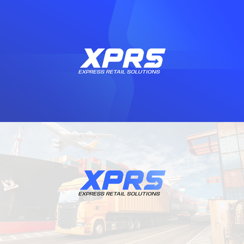 XPRS Express Retail Solutions Logo. Mass distribution company Design by bayudaswara