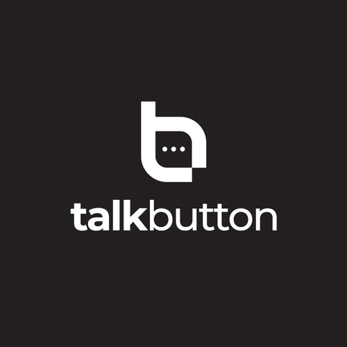 TalkButton - the AI Live Receptionist Has an Identity Crisis :) Diseño de Mr.CreativeLogo