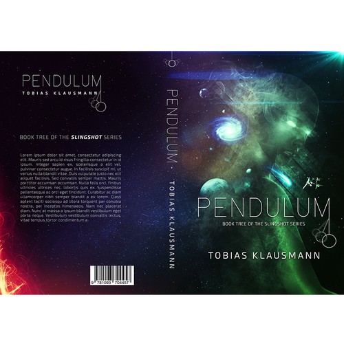 Book cover for SF novel "Pendulum" Réalisé par LMess