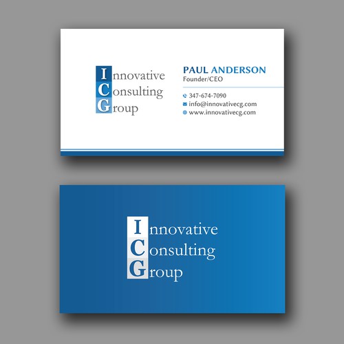 Design di ICG Business Cards di Brandmaker artist