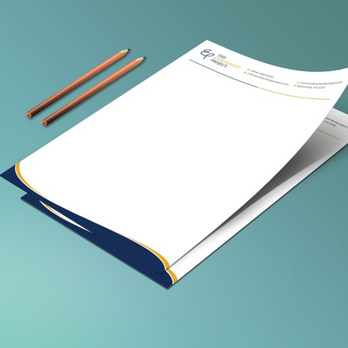 Clean, simple note design, The Endowment Project Design by prosenjit_P