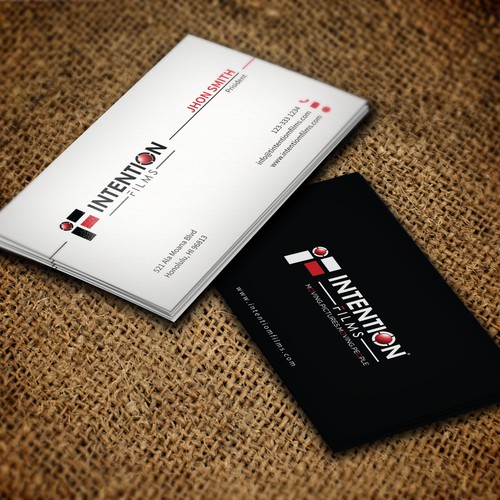 Film Company Business Card Design by AkGraphicsSolutions