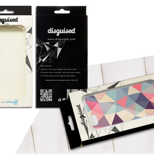 Create modern & stylish phone case packaging for high-end phone case company "disguised" Design by giuls.t