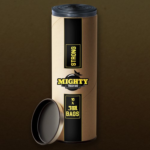 MIGHTY TRASH BAG Product packaging contest