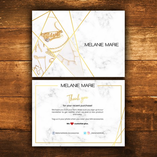 Design an Aesthetically Pleasing Jewelry Flyer/ Insert! Design by iguads ⭐️⭐️⭐️⭐️⭐️