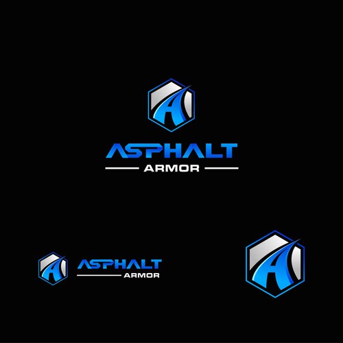 Powerful logo design for the most durable asphalt coating available Design by Z Creatives