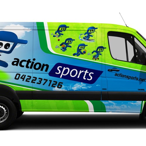 THE BEST VAN WRAP IN THE WORLD Design by TANSA ART