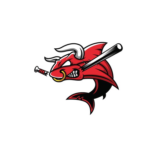 Bull Sharks Logo Design Design by Mex Designs