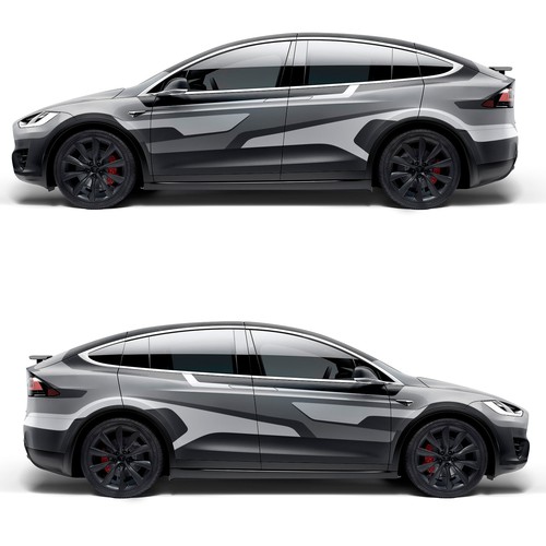 Tesla Model X Design von Stas Aer