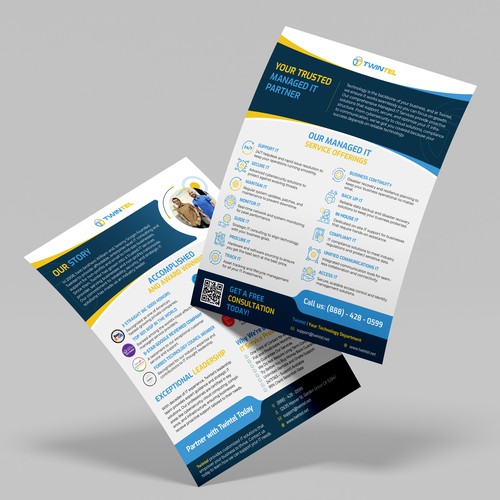 Twintel Service Advertisement Design by Albion Designs