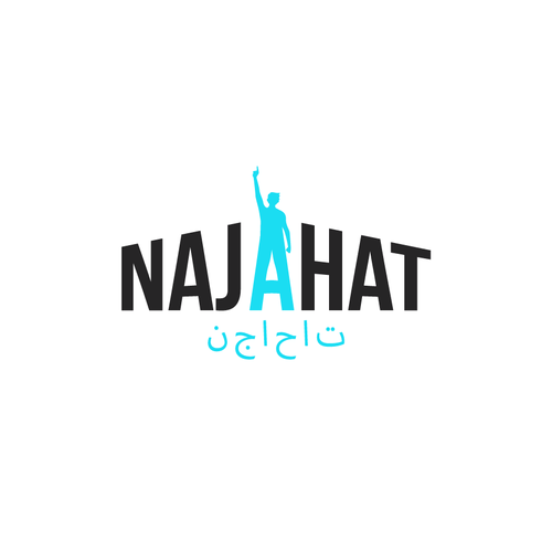 A logo for a podcast English and Arabic Design by ataslayar dsgn