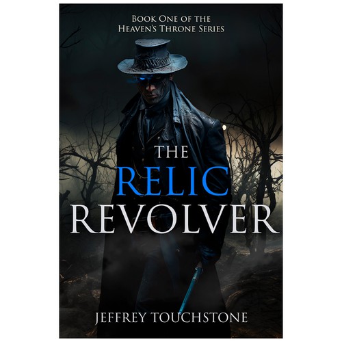 Cover and Spine Design for Fantasy Adventure Novel The Relic Revolver Design by Ace Silva