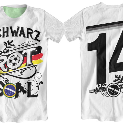 Football! World Cup! Summer! But hey ... what to wear? The alternative german football jersey! Design by Boket