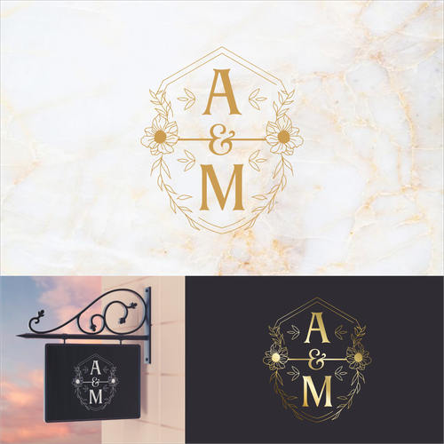 Wedding Monogram - AM Design by Elesense