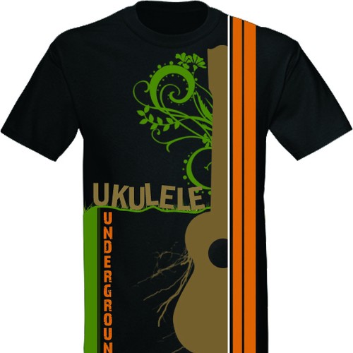 T-Shirt Design for the New Generation of Ukulele Players Réalisé par Tdws