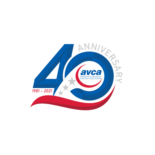 AVCA 40th Anniversary Logo Design réalisé par Rita Harty®