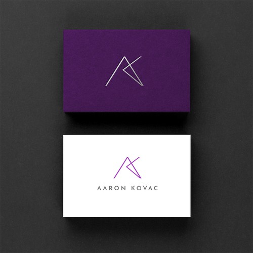 Design a personal branding logo for Business consulting using my name Aaron Kovac OR initials AK Design by des13n ©