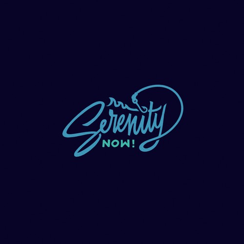 Boat Name Logo    ( Serenity Now! ) Design by Mister Doodle