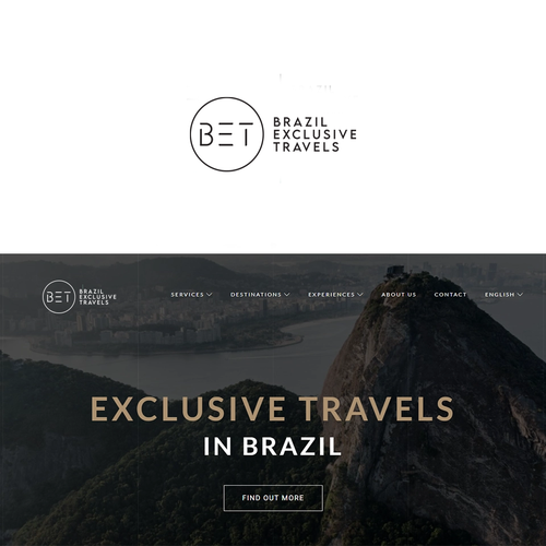 Looking for minimalist logo for a luxury travel agency in Brazil Design by mdsgrafix