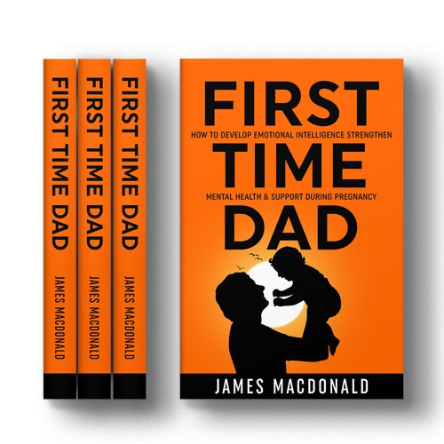 Book cover art appealing to First Time Dad & Expectant Mums Design by Trivuj