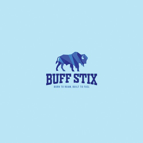 Buff Stix...Lean, Delicious, Buffalo Strong. Design by knight brands™