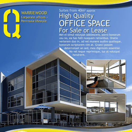 Press Advertisement For Commercial Office Building | Print or packaging ...