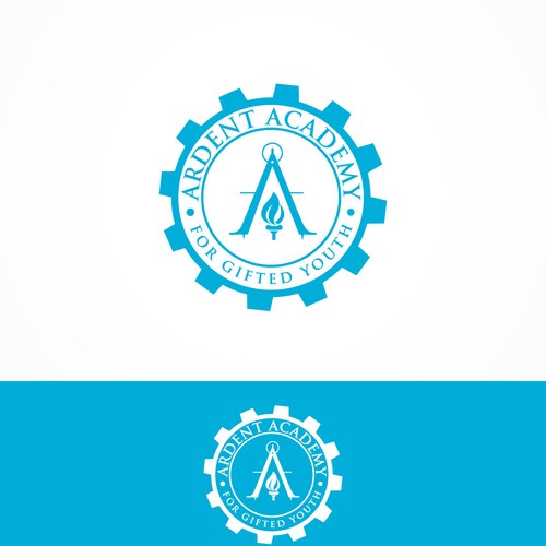 Create a new logo for Ardent Academy, a K-12 STEM education startup (science, technology, engineering and math) Design réalisé par DixiArt