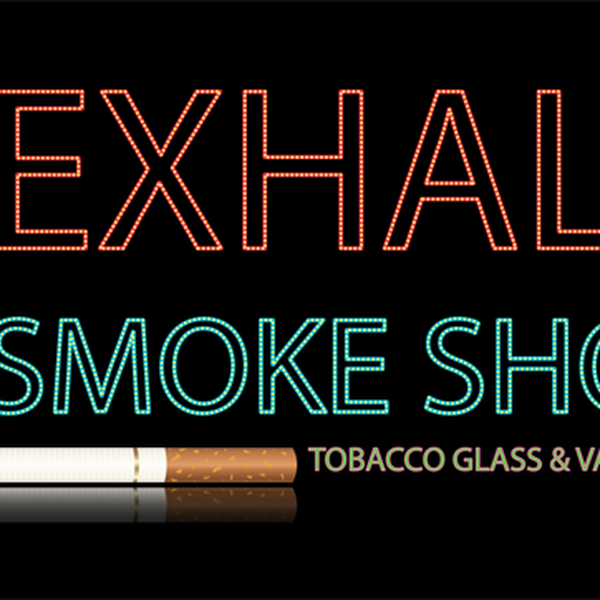 Retail store front sign for a Head Shop aka Smoke shop!  Get creative and think high!