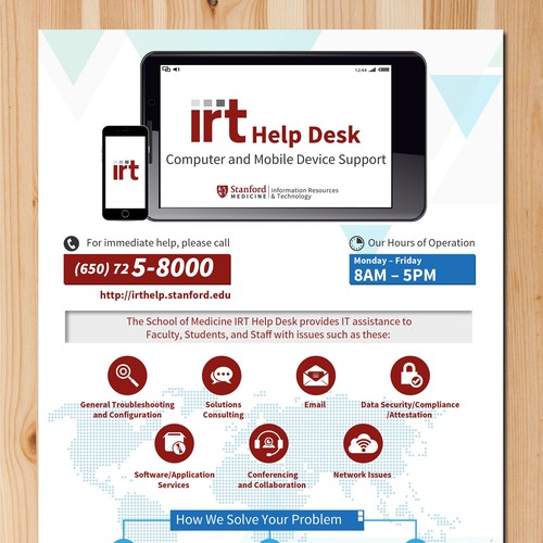 Create A Flyer And Communication Template For Stanford University