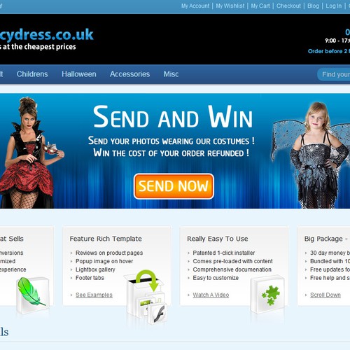 Create the next banner ad for 1st4 Fancy Dress Design by tale026