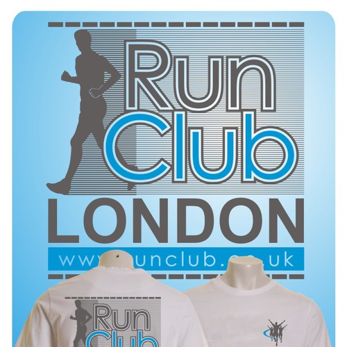 t-shirt design for Run Club London Design by Adithz