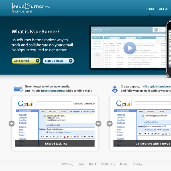 Home Page design for a Web 2.0 website
