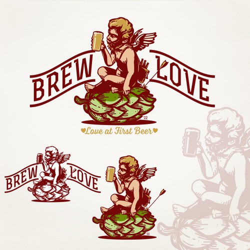 Design a craft brewery logo for love of people and beer Design by pmo